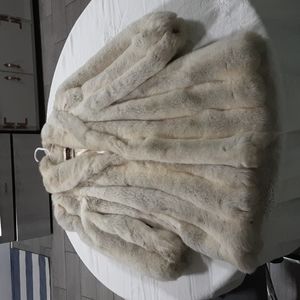 Faux fur coat